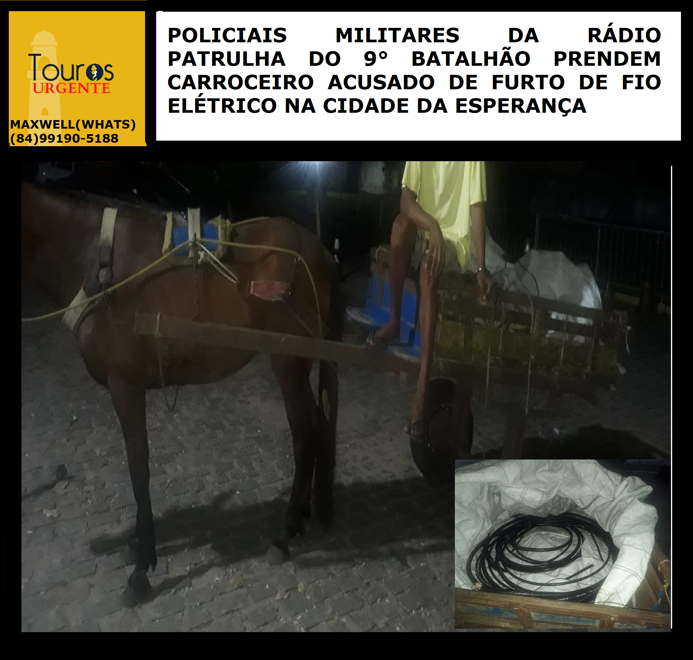 ​POLICIAIS MILITARES DA RÁDIO PATRULHA DO 9° BATALHÃO PRENDEM...